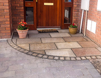 Granite paving