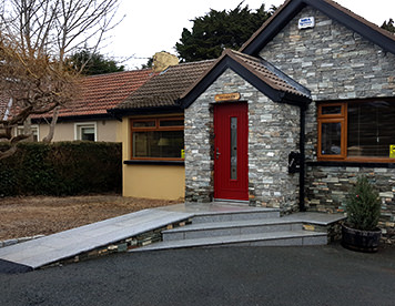 Granite entrance