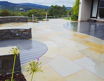 Limestone paving